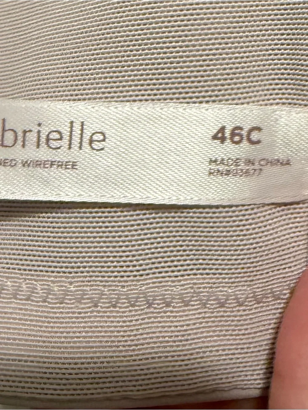 NEW WITH TAGS  |  Ambrielle Light Nude Seamless T-Shirt Bra  |  46C